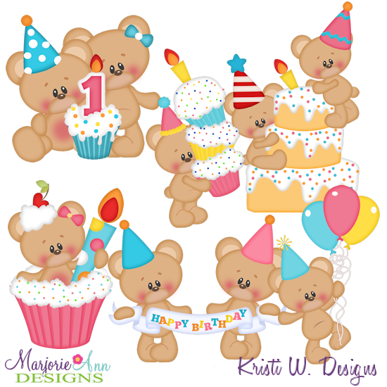Marshmallow & Honey 1st Birthday SVG Cutting Files+Clipart - Click Image to Close